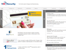 Tablet Screenshot of nidsecurity.com